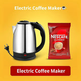 Electric Kettle For Coffee , Silve