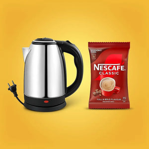 Electric Kettle For Coffee , Silve