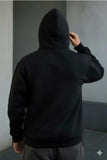 Ninja Style Premium Heavyweight Black Fleece Zipper Hoodie