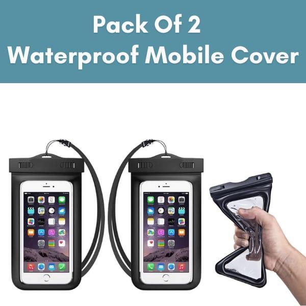 Waterproof Cover for Mobile - Pack of 2 46 in stock
