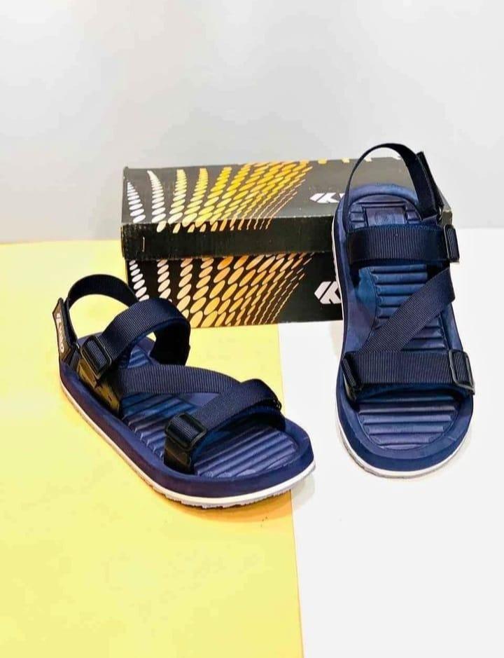 Men's Elastic Fibre Sports Sandals, Blue FM