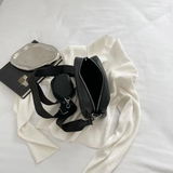 Stylish Girl’s Convertible Crossbody Bag – Fashion Handbags For Ladies Pu Leather Polyester Waterproof Shoulder Bags With Change Purse Trending Travel Crossbody Bag – 1 Pc, Black Pu Leather